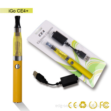 Yellow E Cigarette EGO CE4 Blister